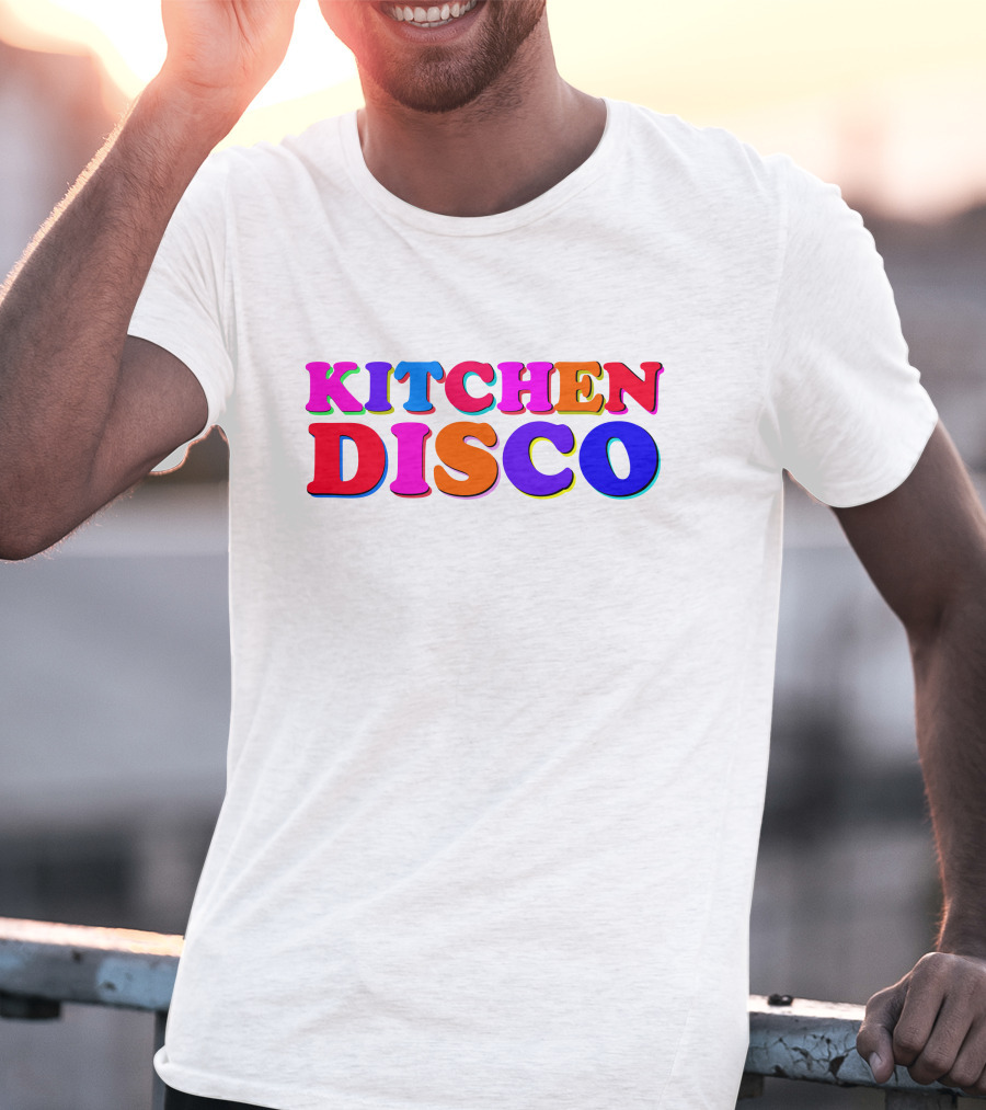 KITCHEN DISCO Colorful Party T-Shirt