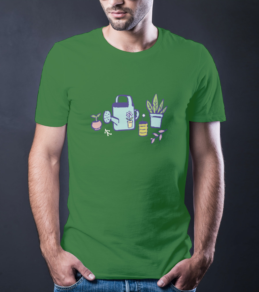 Omocat Merch Omori A Home For Flowers Watering Can Plant Pots T-Shirt