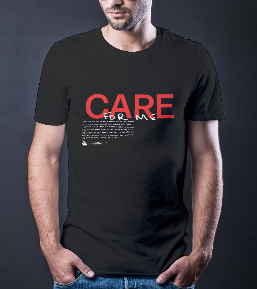 Saba Merch Care For Me Handwritten Text And CARE T-Shirt
