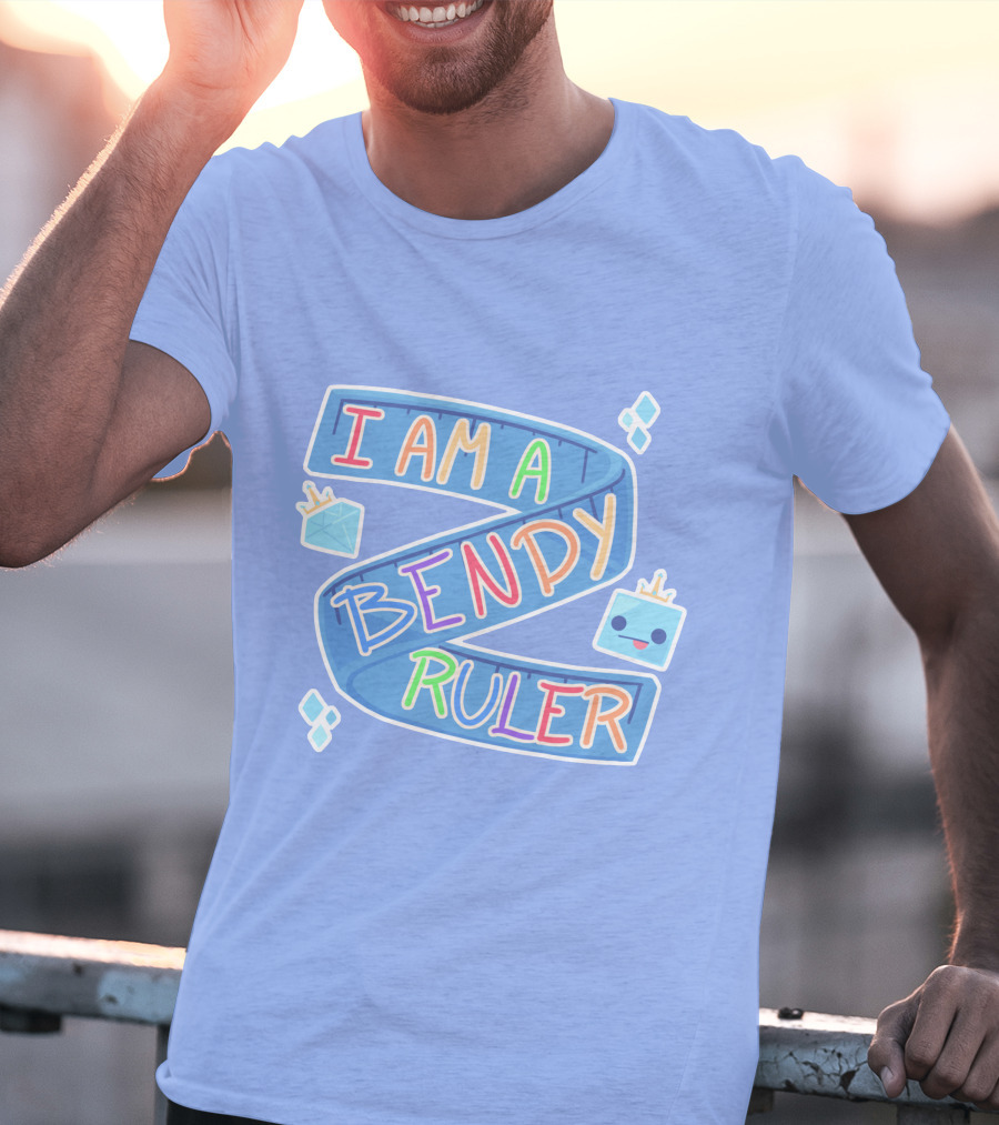Skeppy I Am A Bendy Ruler Merch Bendy Ruler T-Shirt