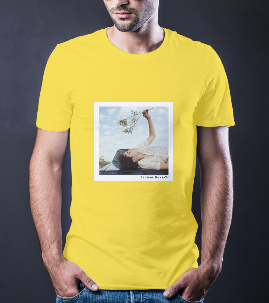 Joshua Bassett Floral Pose Vintage Aesthetic T-Shirt