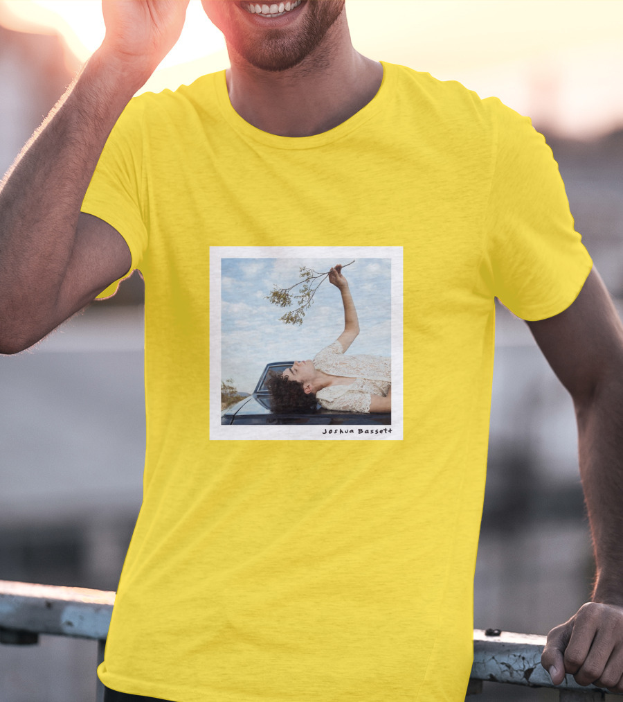 Joshua Bassett Floral Pose Vintage Aesthetic T-Shirt