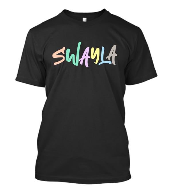 SWAYLA Pastel Typography Sway House Merch Sway LA T-Shirt