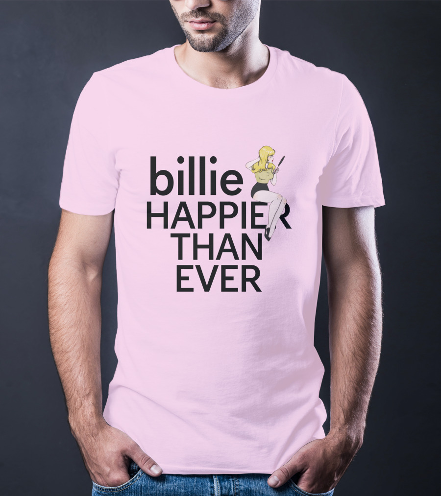 Billie Eilish Happier Than Ever Pretty Boy Merch T-Shirt