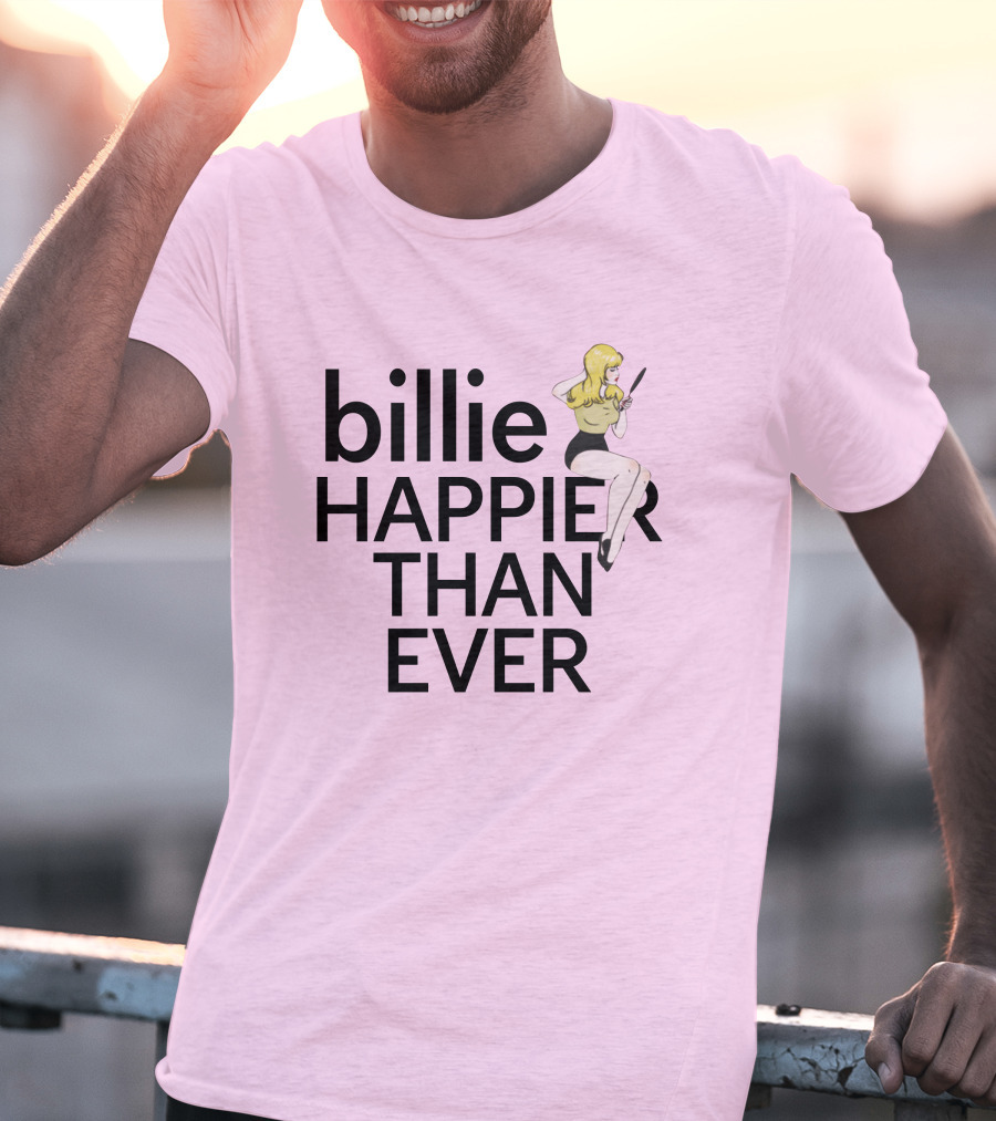 Billie Eilish Happier Than Ever Pretty Boy Merch T-Shirt
