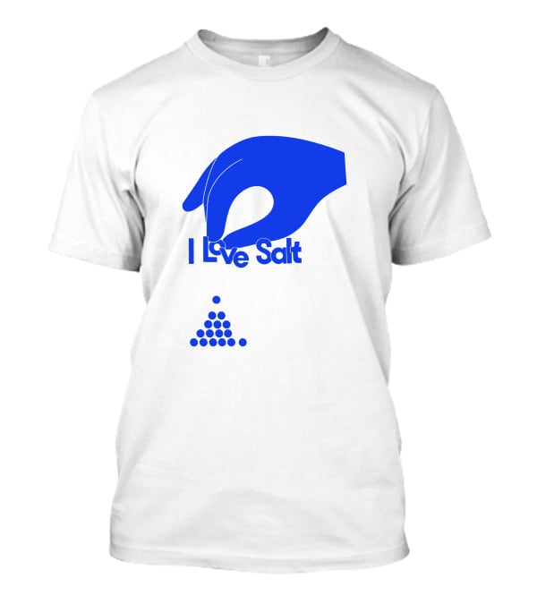 Shop Molly Baz Merch Store I Love Salt Hand With Dots T-Shirt