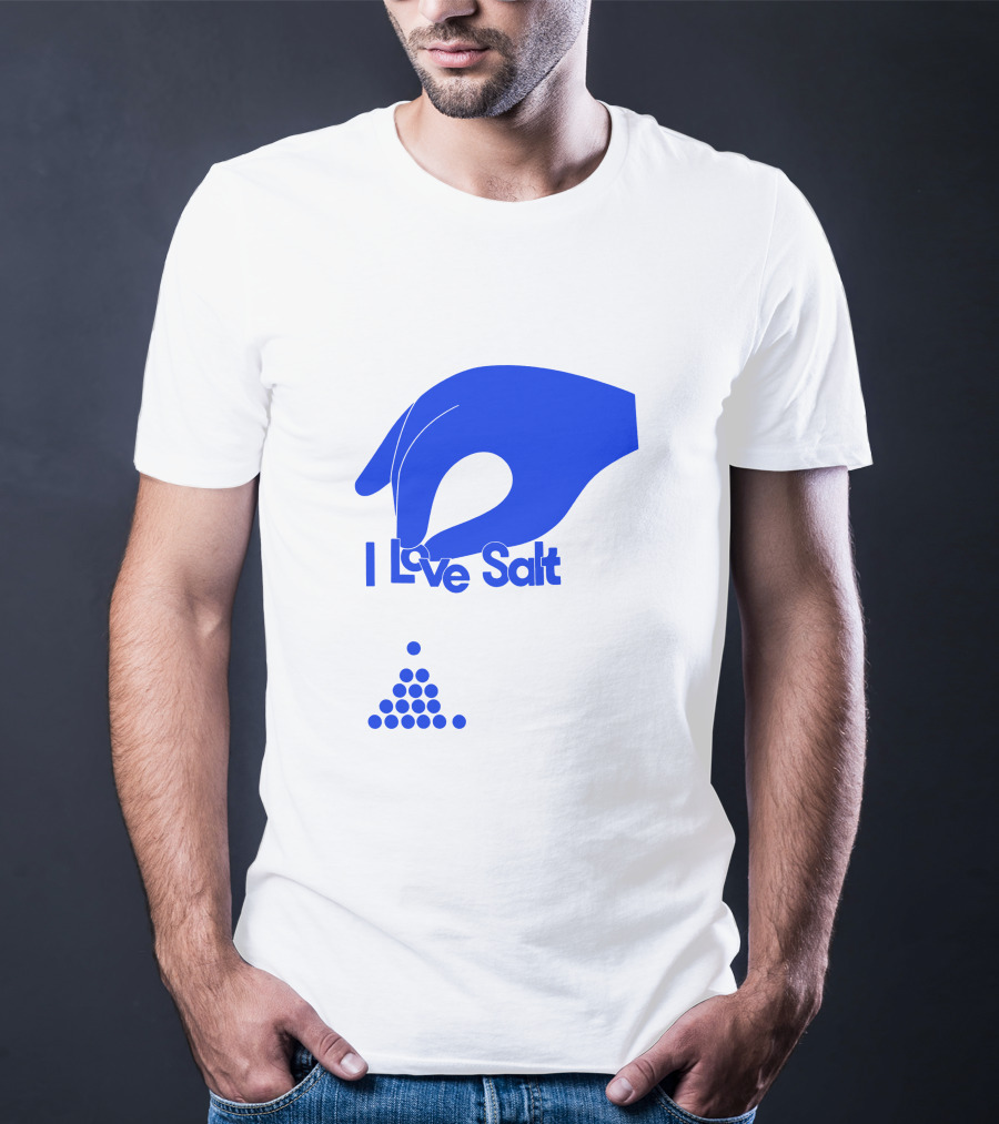 I Love Salt Hand Sprinkling Dots T-Shirt