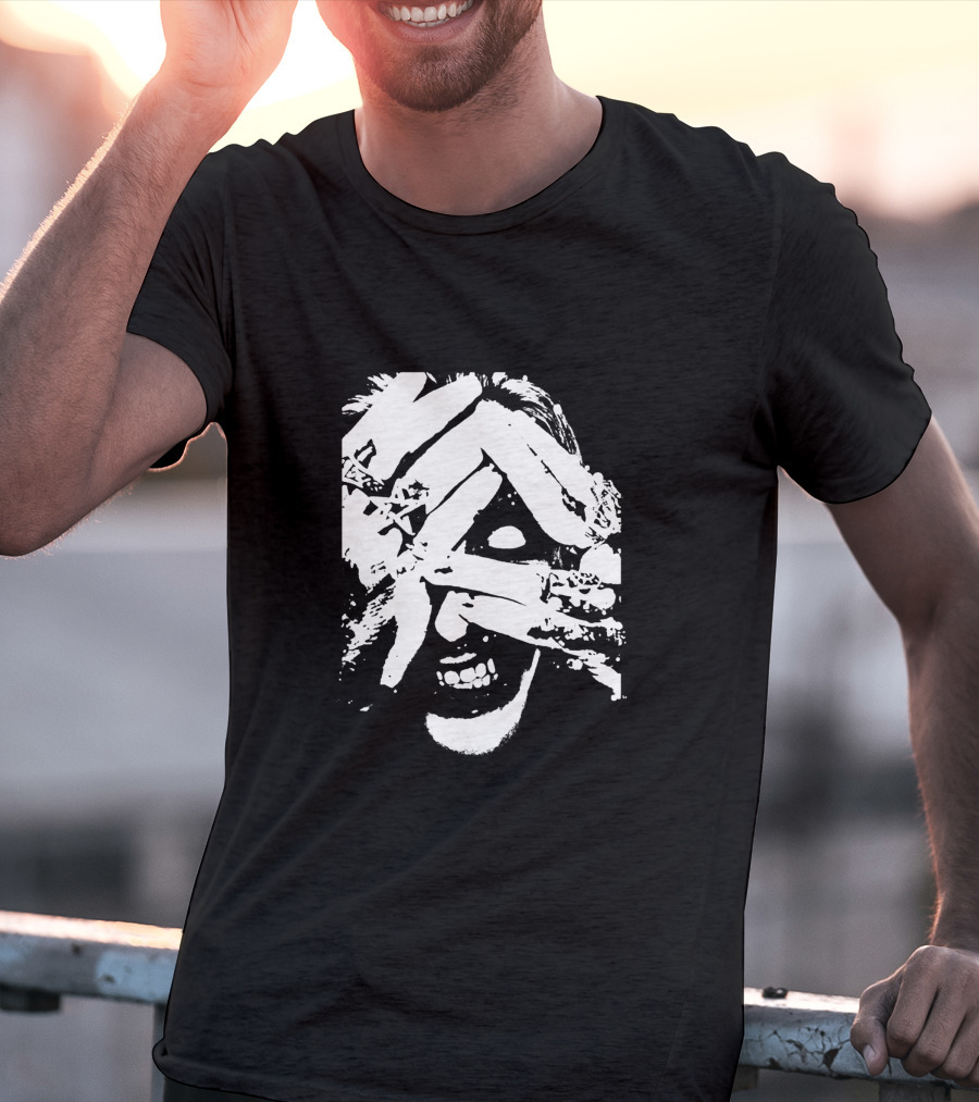 Joker Grin Chaos Abstract Hands T-Shirt