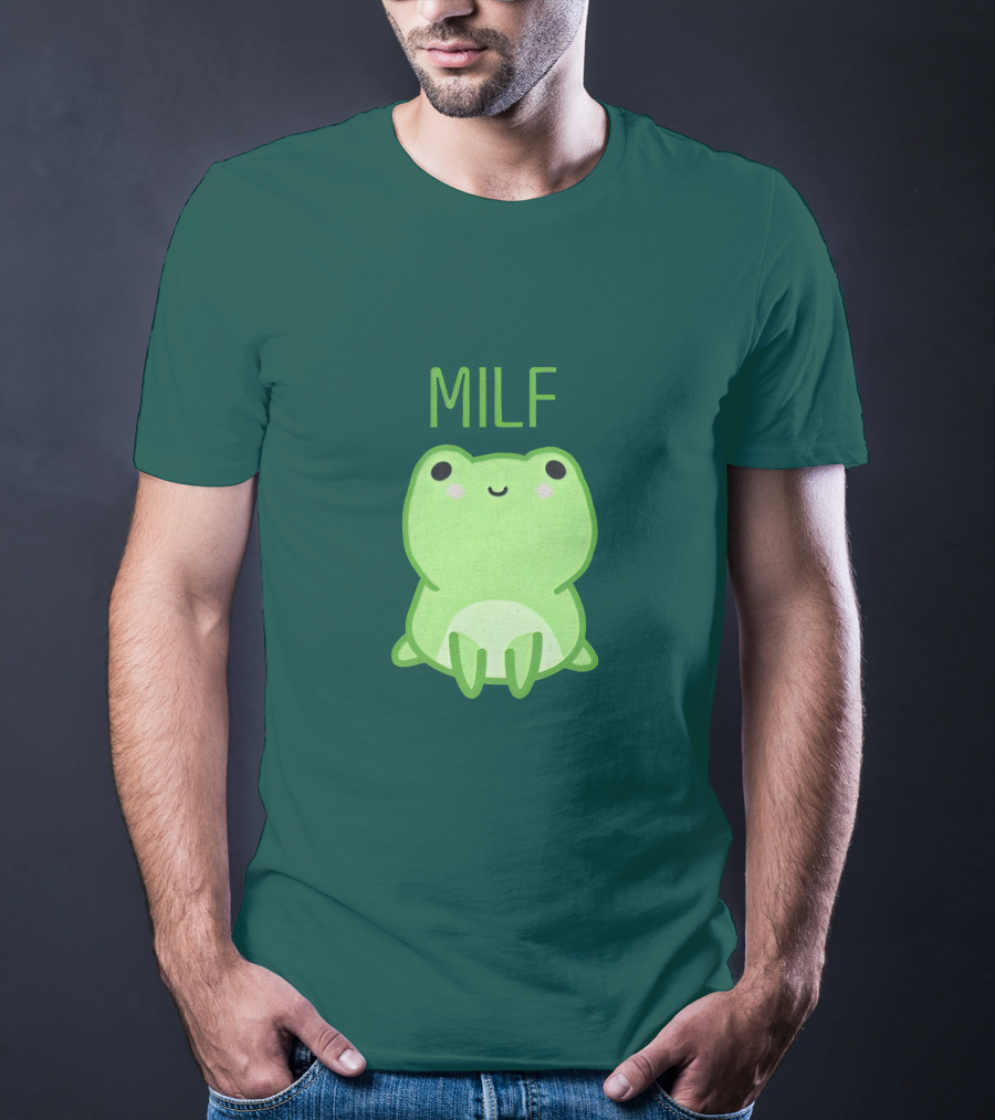 MILF ManILoveFwogs Merch Man I Love Fwogs Cute Frog T-Shirt
