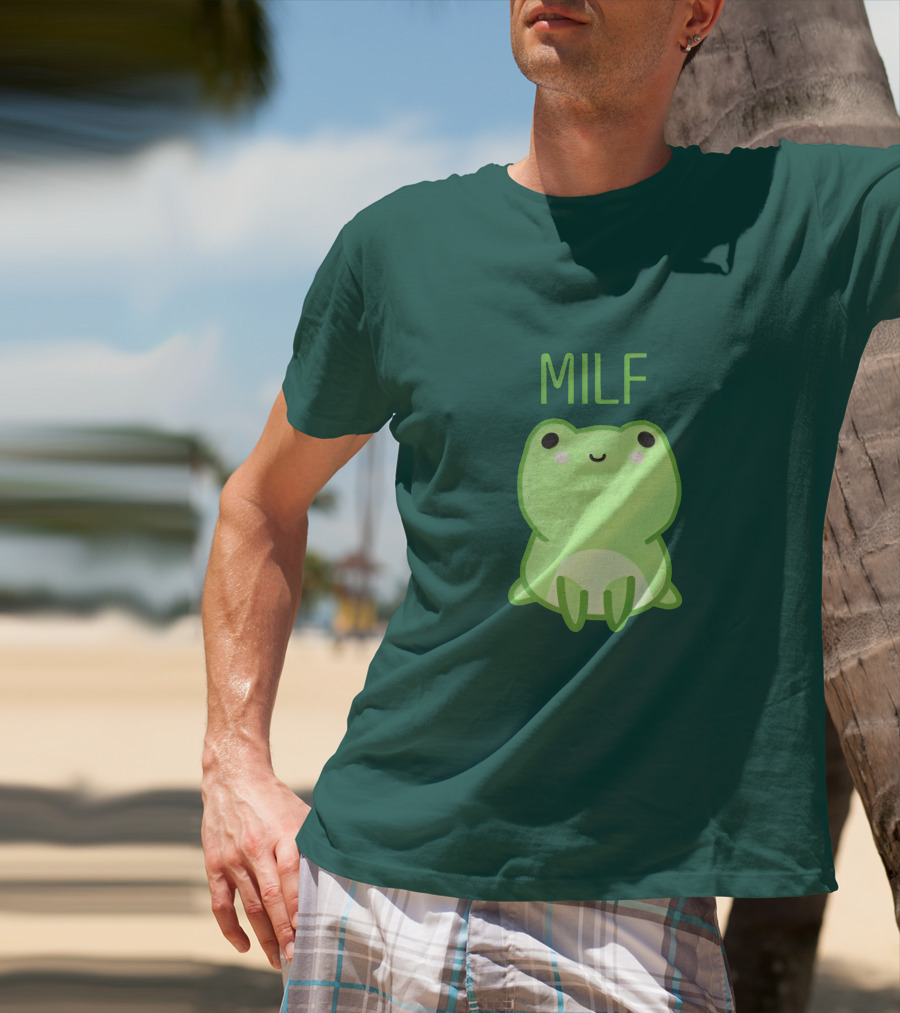 Shop The Man I Love Fwogs MILF Merch Store T-Shirt
