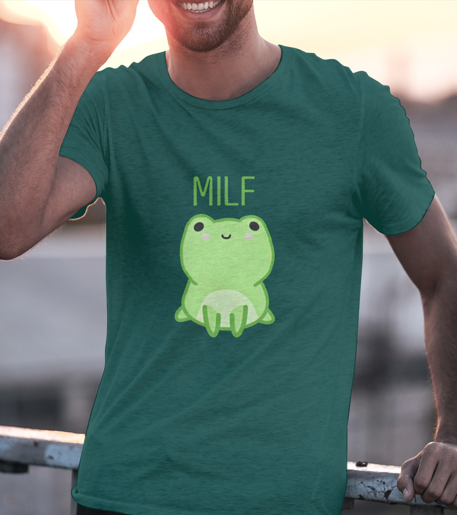 Shop The Man I Love Fwogs MILF Merch Store T-Shirt