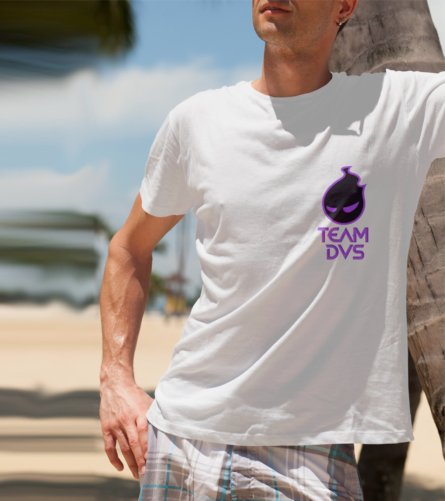 Team DVS Purple Flame Icon T-Shirt