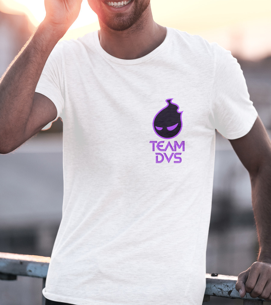 Team DVS Purple Flame Icon T-Shirt