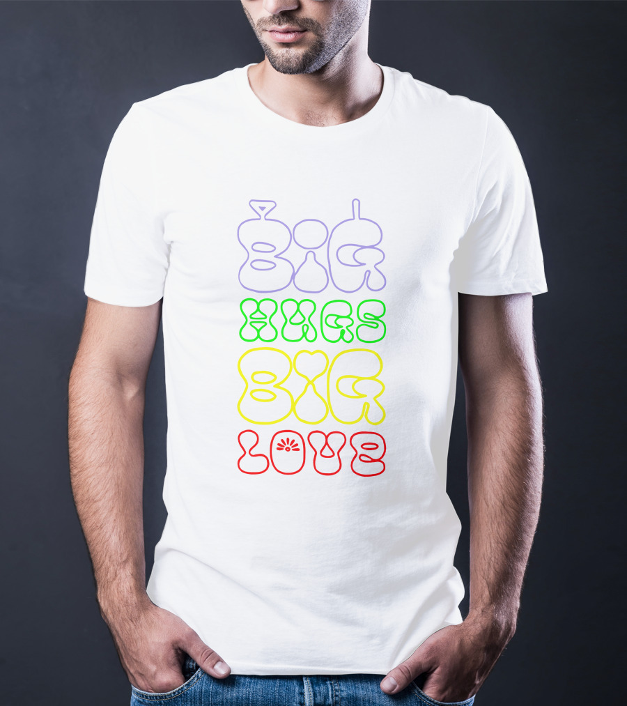 Teletubbies Big Hugs Big Love Pride Merch Store T-Shirt