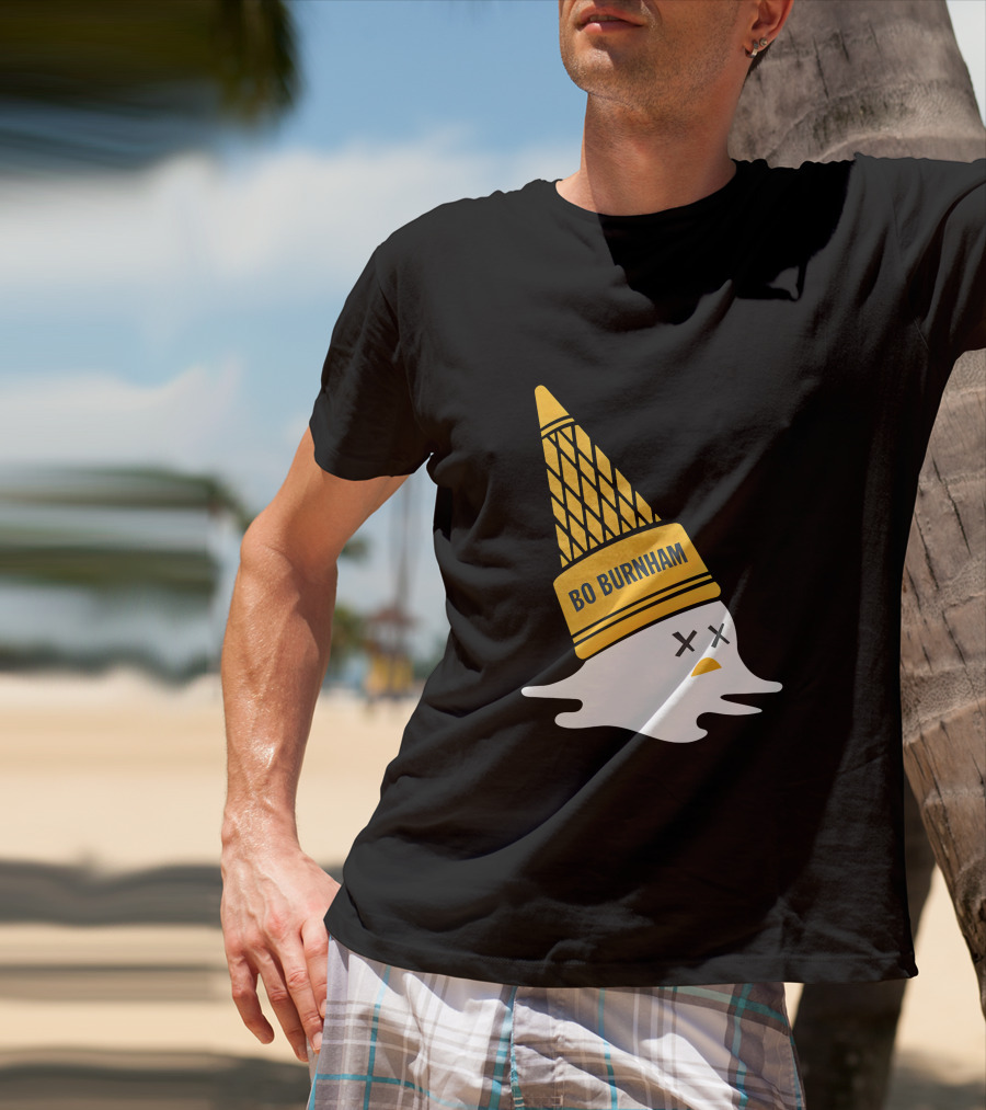 Bo Burnham Melting Ice Cream Cone Emoji Face T-Shirt