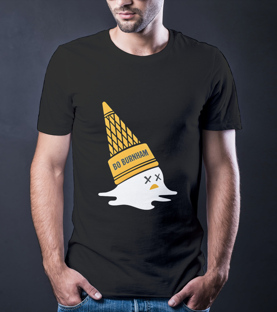 Bo Burnham Melting Ice Cream Cone Emoji Face T-Shirt