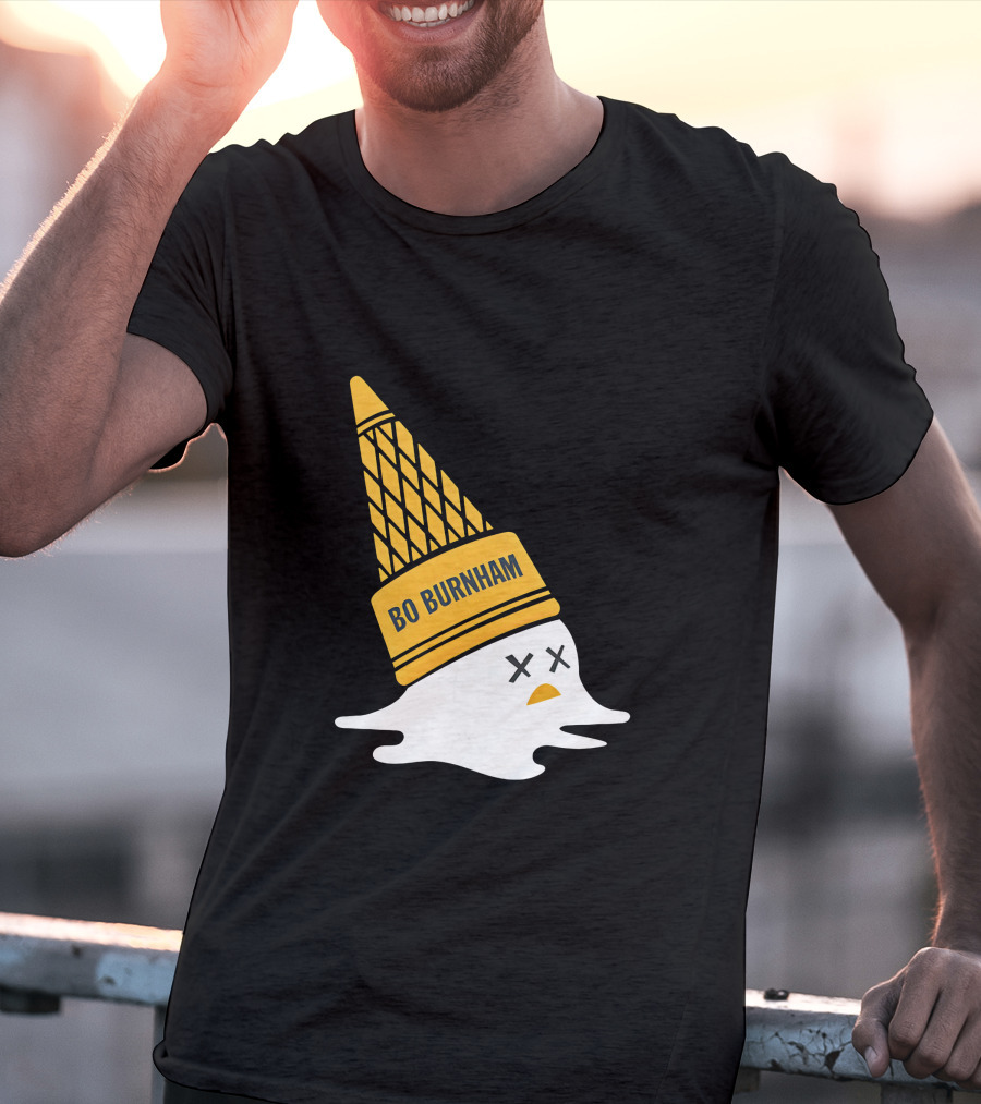 Bo Burnham Melting Ice Cream Cone Emoji Face T-Shirt