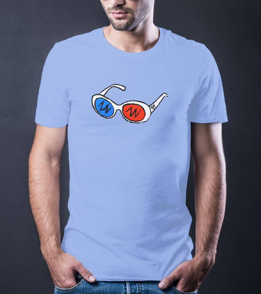 George Not Found 3D Glasses Icon Merch Store T-Shirt