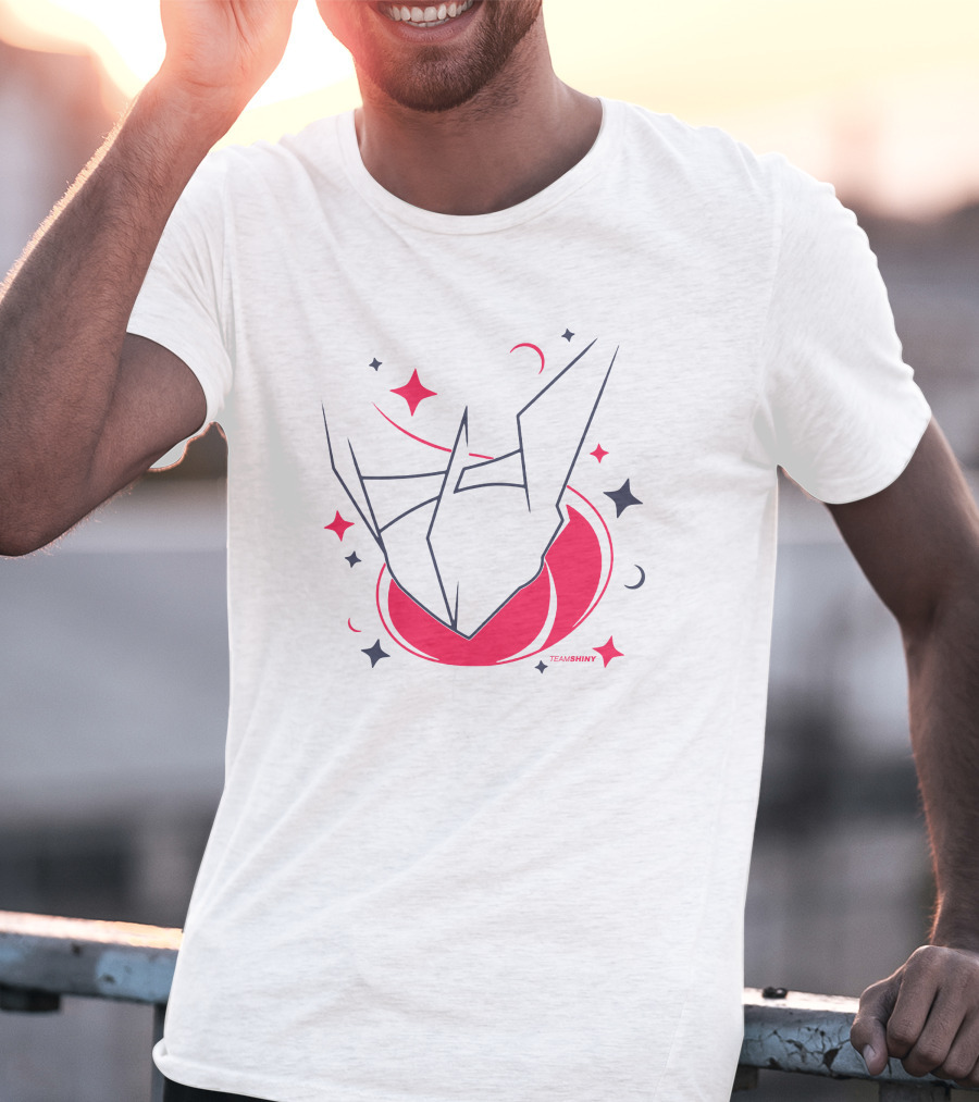 Team Shiny Space Origami 658 T-Shirt