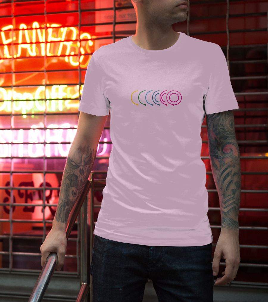 QuarterJade Merch Evolution Colorful Circle T-Shirt