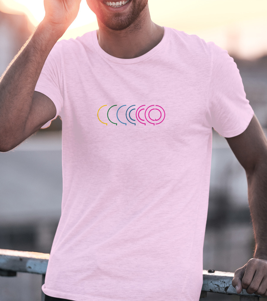QuarterJade Merch Evolution Colorful Circle T-Shirt