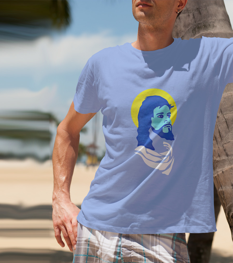 Bo Burnham Blue Halo Portrait Merch Bosus T-Shirt