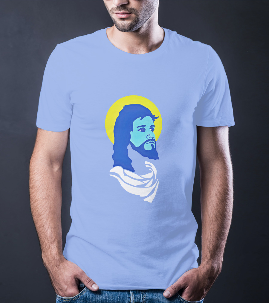 Bo Burnham Blue Halo Portrait Merch Bosus T-Shirt