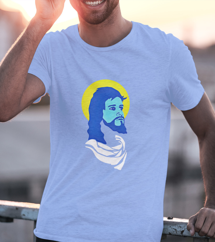 Bo Burnham Blue Halo Portrait Merch Bosus T-Shirt