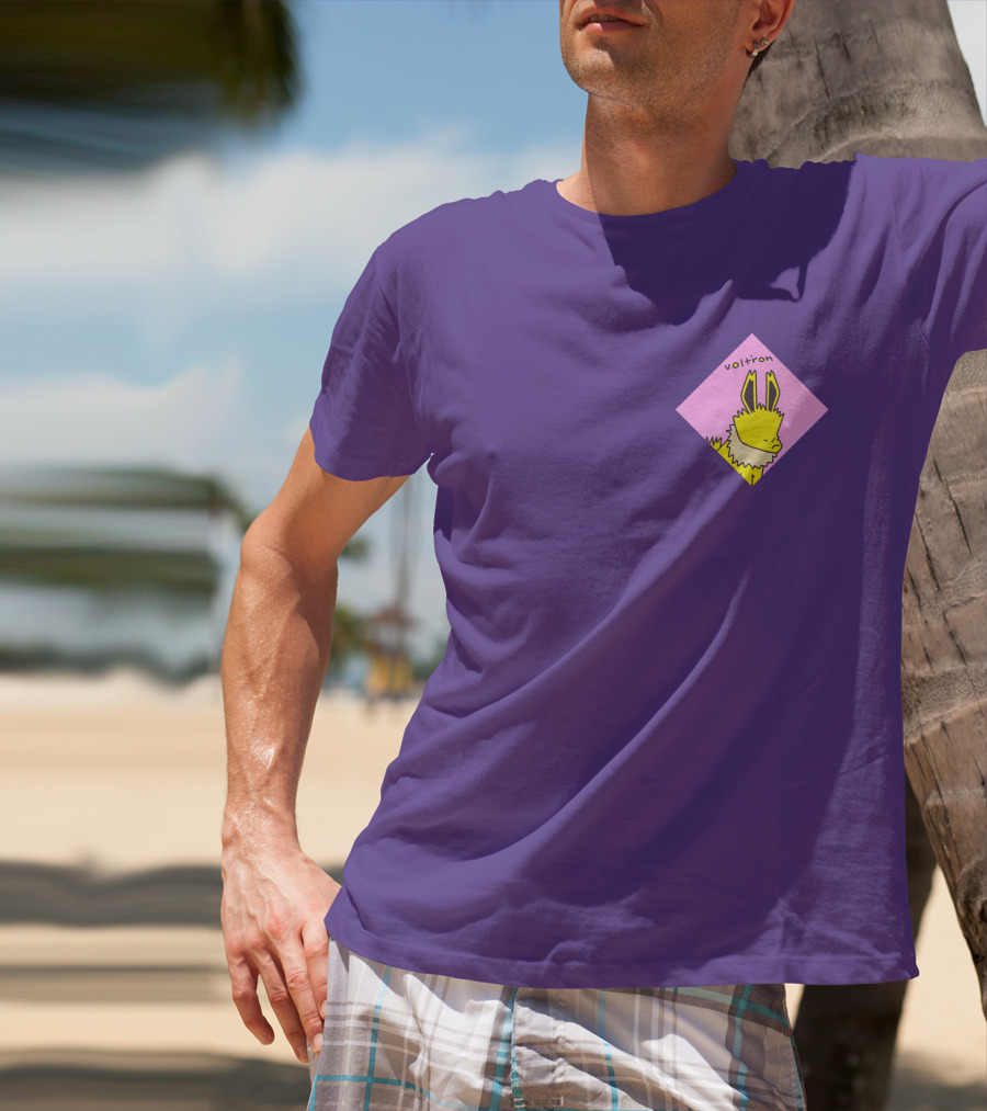 Whatstheirface Volt'ron Yellow Electric T-Shirt