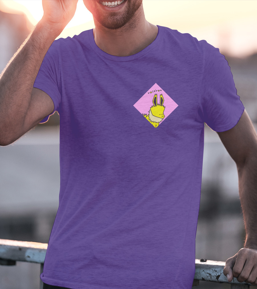 Whatstheirface Volt'ron Yellow Electric T-Shirt