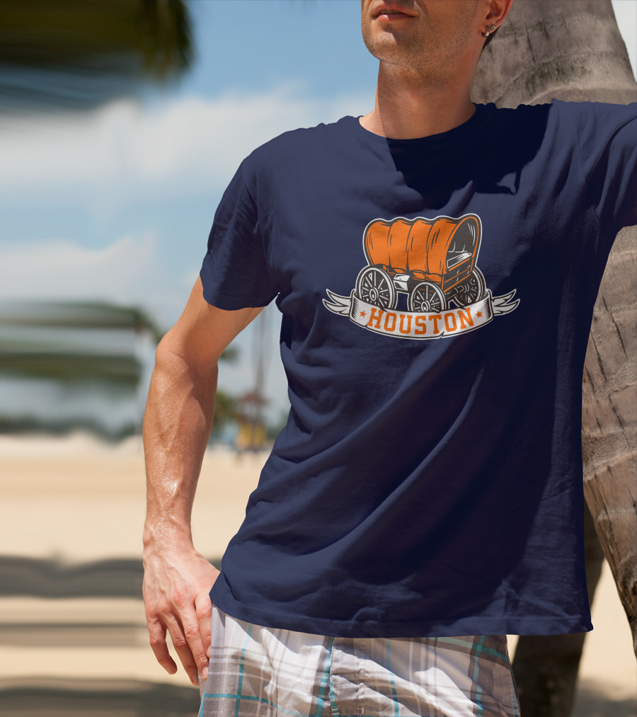 Houston Crush City Orange Wagon Ramshirts T-Shirt