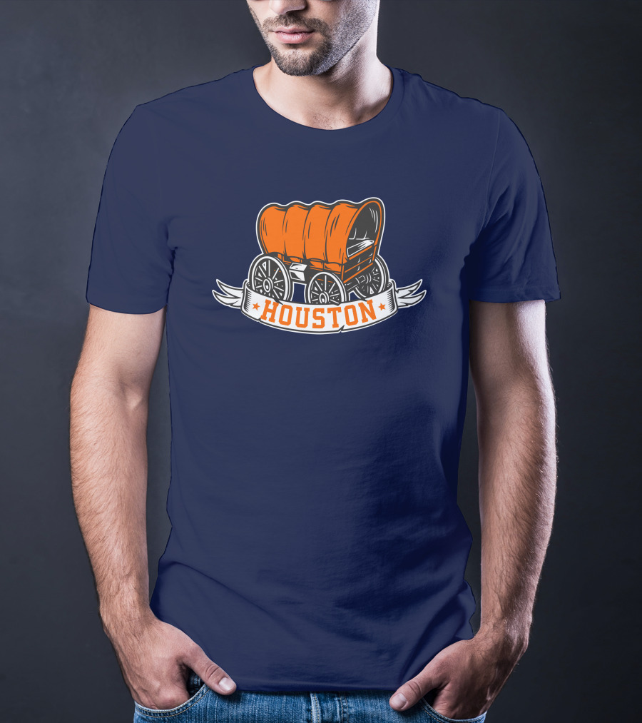 Houston Crush City Orange Wagon Ramshirts T-Shirt