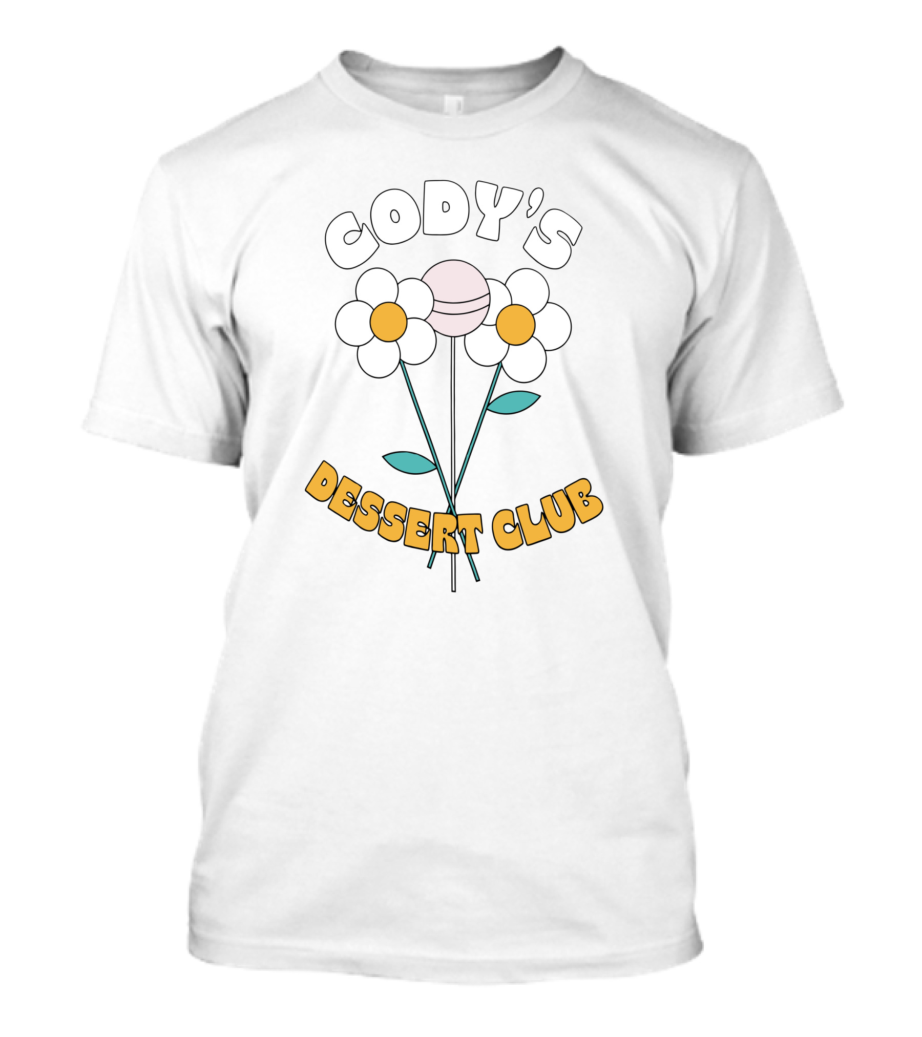 Cody's Dessert Club Flower Macaron T-Shirt