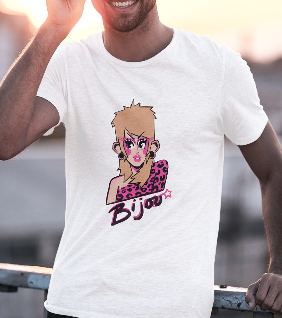 Bijou's Shop Let's Rock Retro Glam Rock T-Shirt