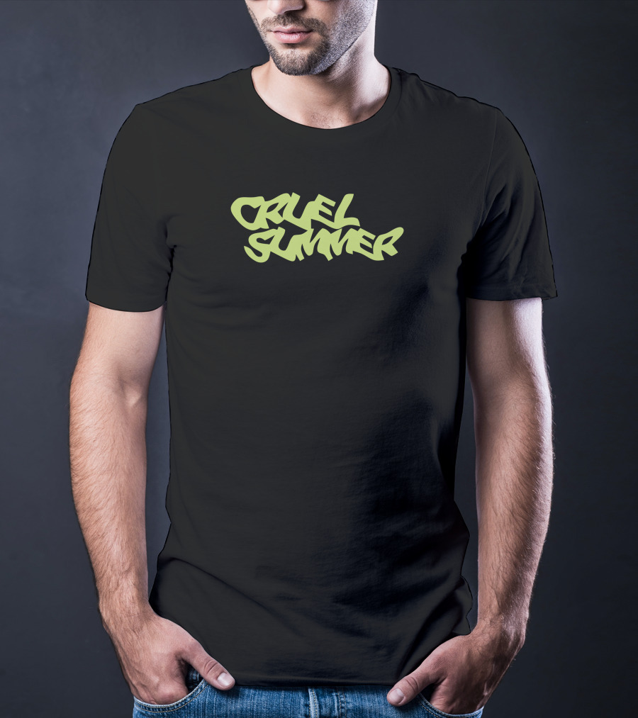 CRUEL SUMMER Trendy Graffiti Style Casual Streetwear T-Shirt