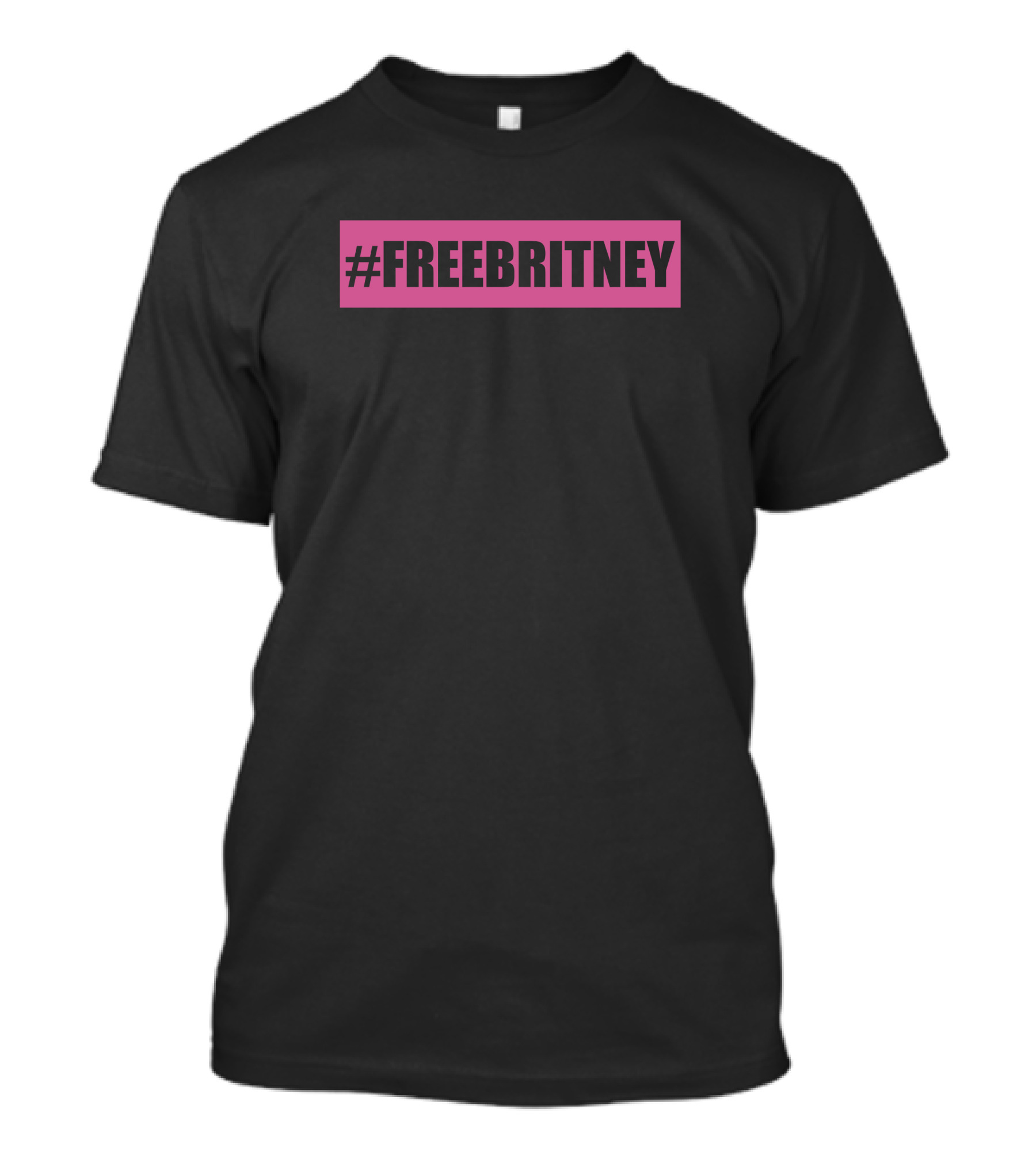 FreeBritney Bold Pink Hashtag Movement T-Shirt