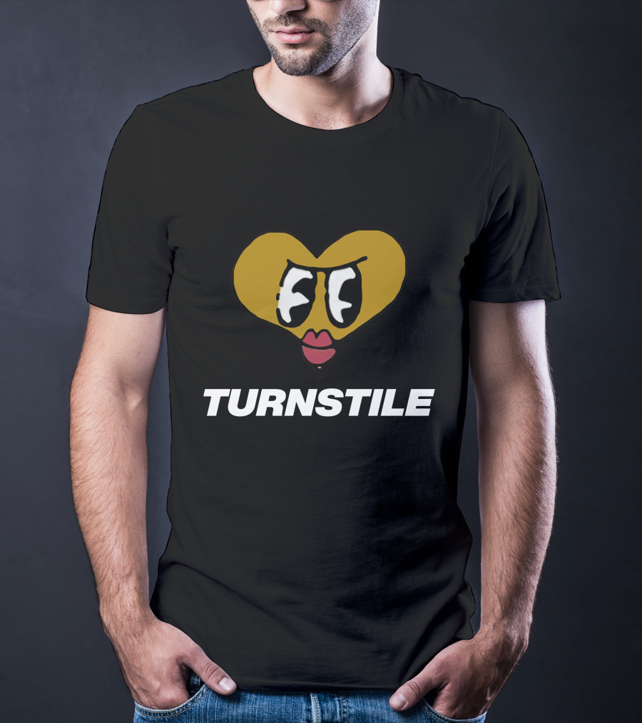 Turnstile Band Merch Heart Eyes T-Shirt