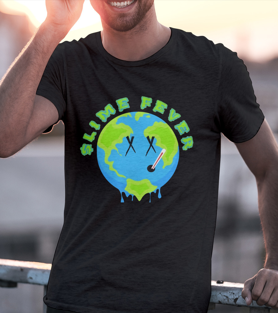 Slime Fever Earth Face Thermometer Design YNW Melly Merch Store T-Shirt
