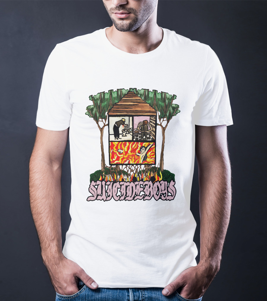 Suicideboys Fire And House Scene T-Shirt