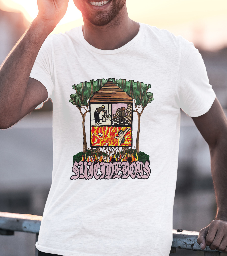 Suicideboys Fire And House Scene T-Shirt