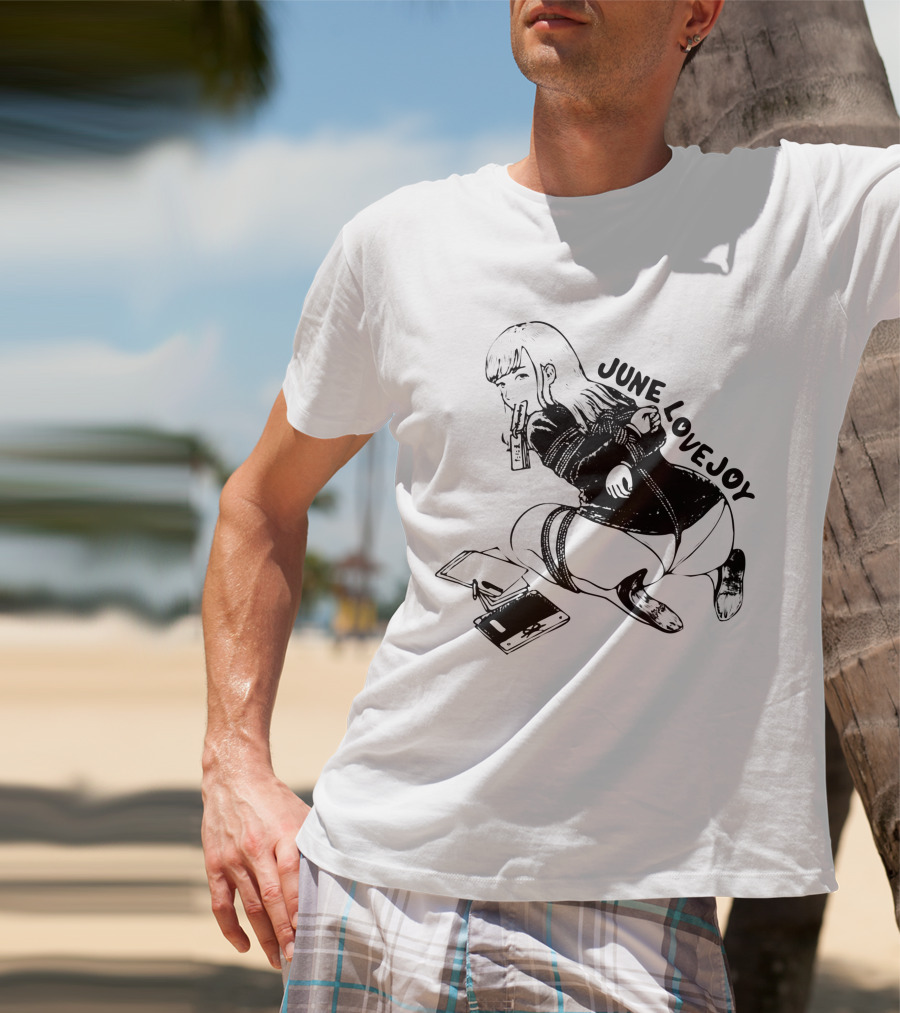 June Lovejoy Ropeplay Merch Comic T-Shirt