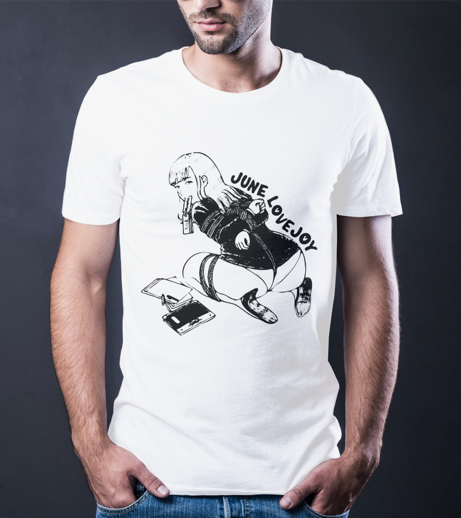 June Lovejoy Ropeplay Merch Comic T-Shirt