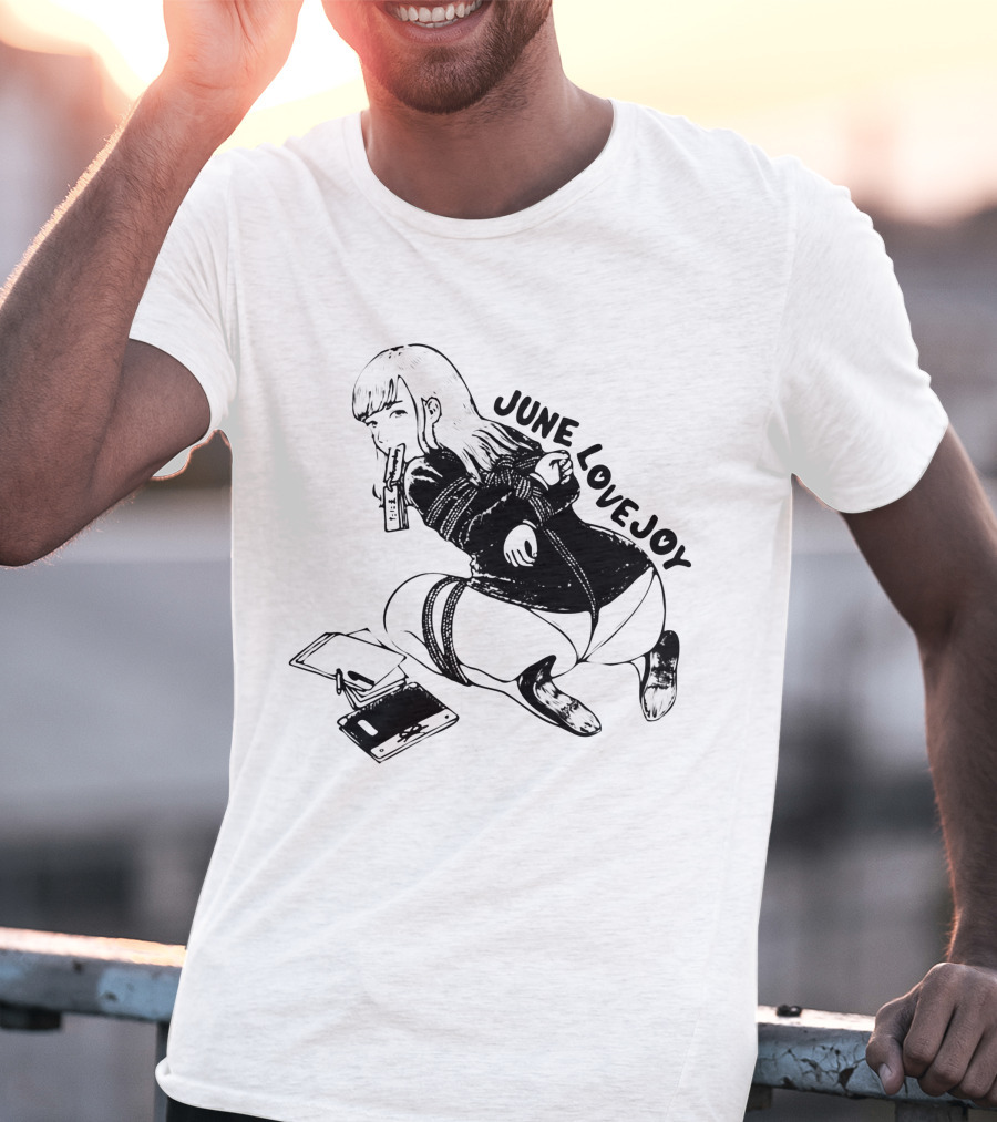 June Lovejoy Ropeplay Merch Comic T-Shirt