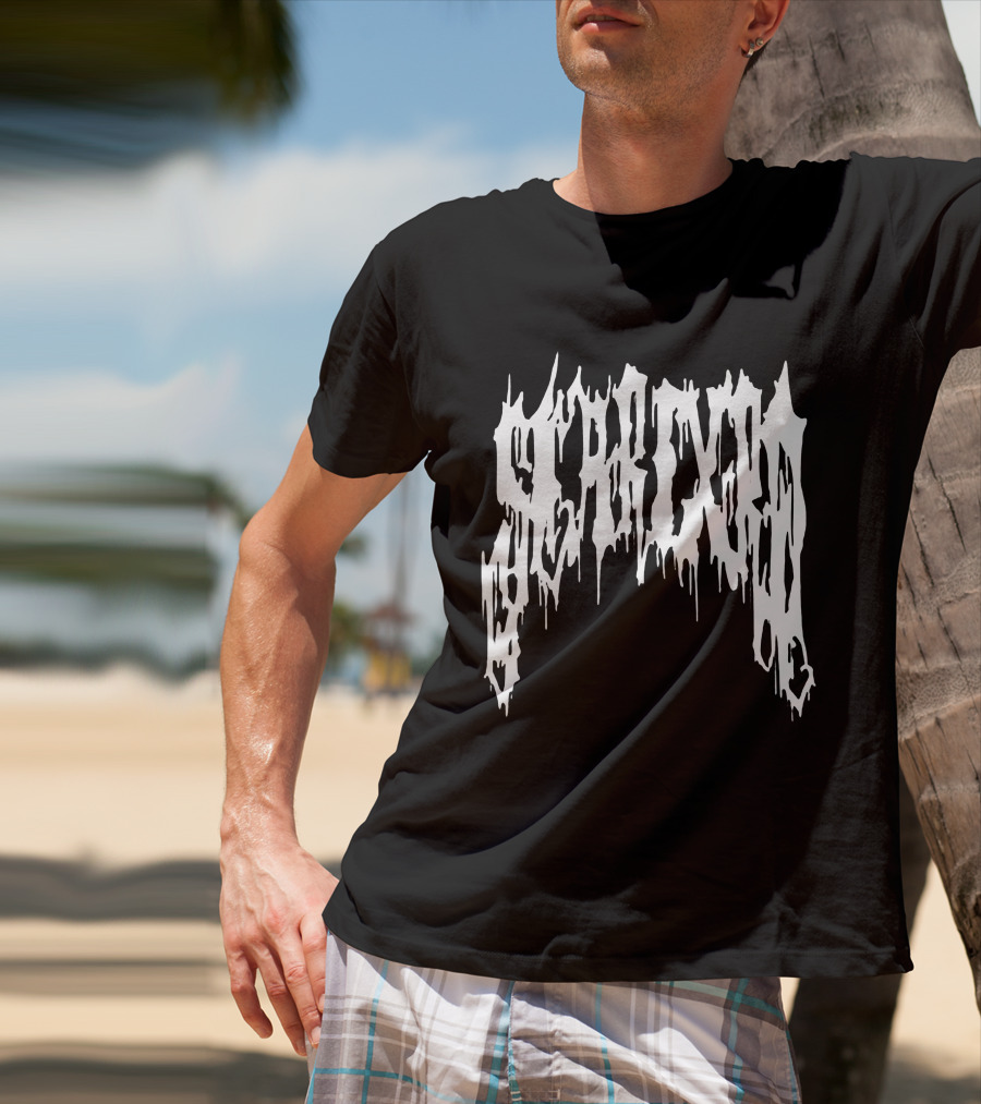 Scarlxrd Merch Metal Iconic Dripping Font T-Shirt
