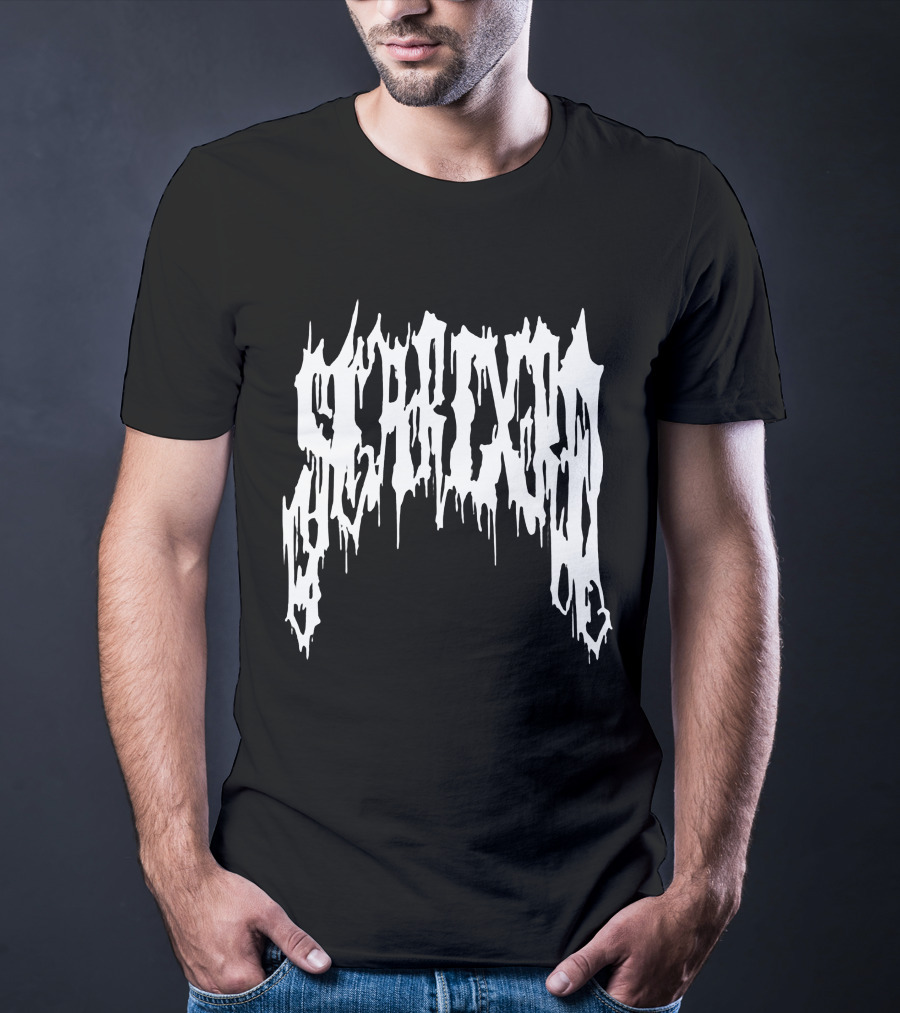 Scarlxrd Merch Metal Iconic Dripping Font T-Shirt