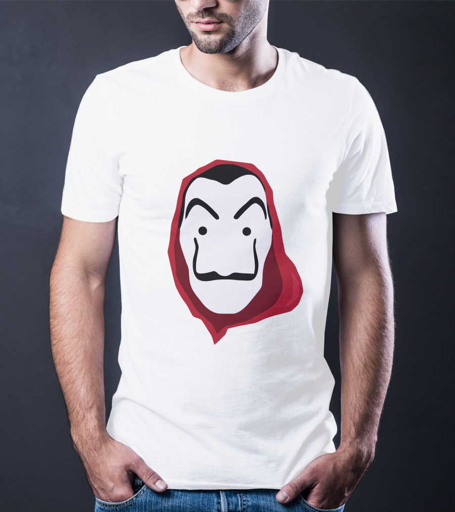 La Casa De Papel Money Heist Salvador Dalí Mask Red T-Shirt