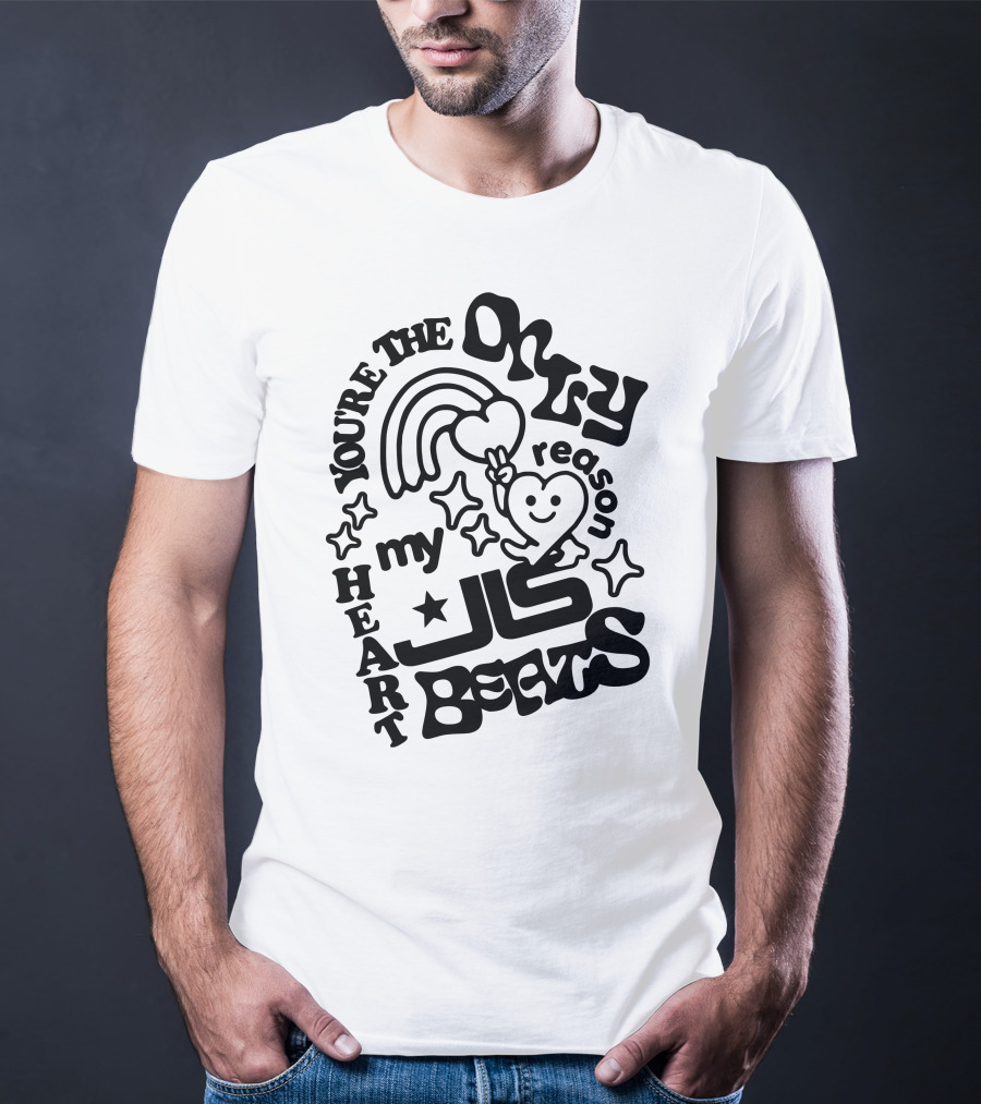 You're The Only Reason My Heart JLS Beats Tie Dye T-Shirt