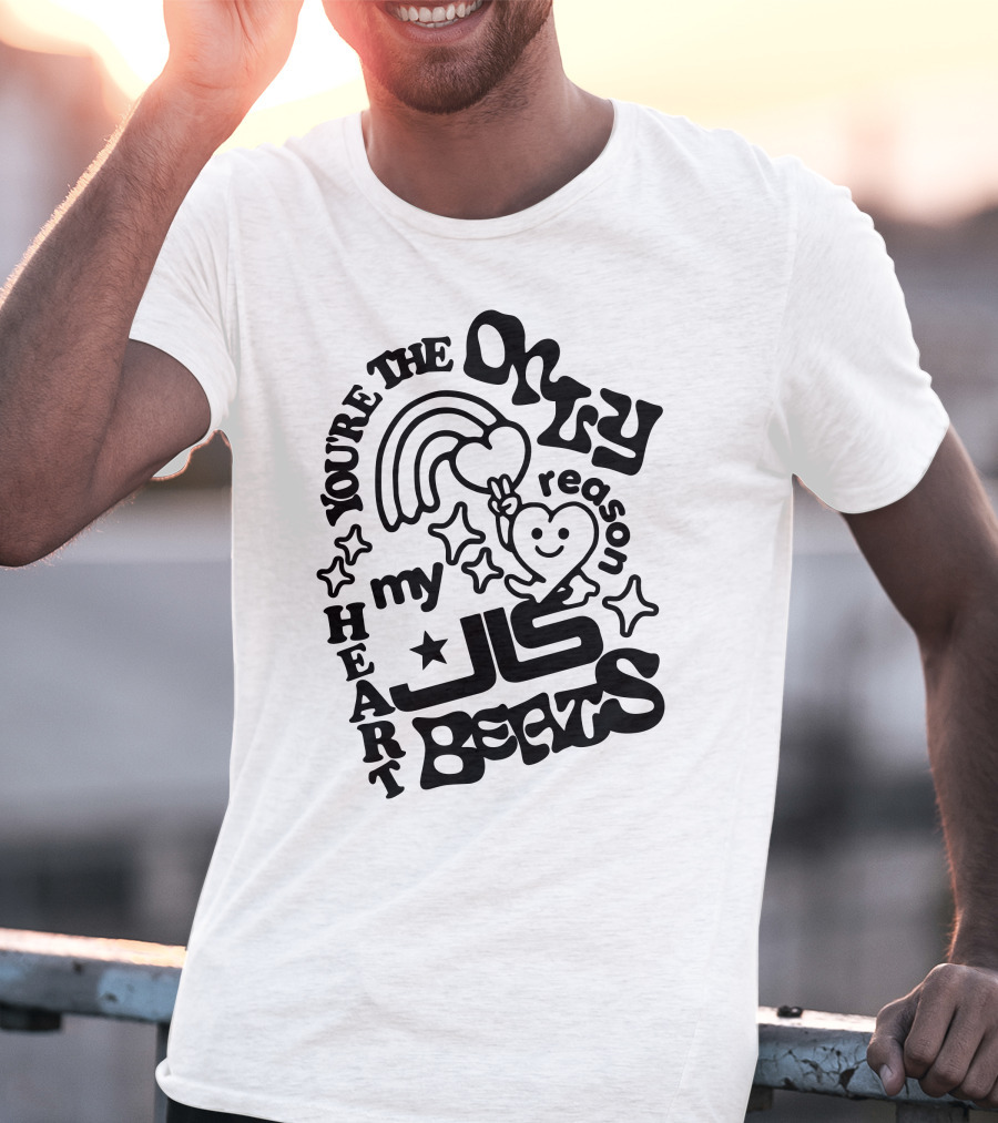 You're The Only Reason My Heart JLS Beats Tie Dye T-Shirt