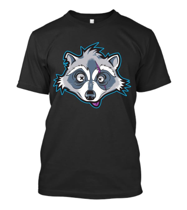Shop The Asimister Merch Store Raccoon Head T-Shirt