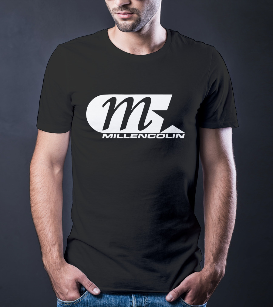 Millencolin M Star Logo Merch Black White Branding T-Shirt